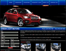 Tablet Screenshot of greenlightmotors1.com